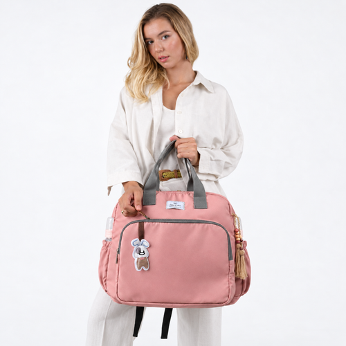Luna Pembe Anne Bebek Bakım Çantası